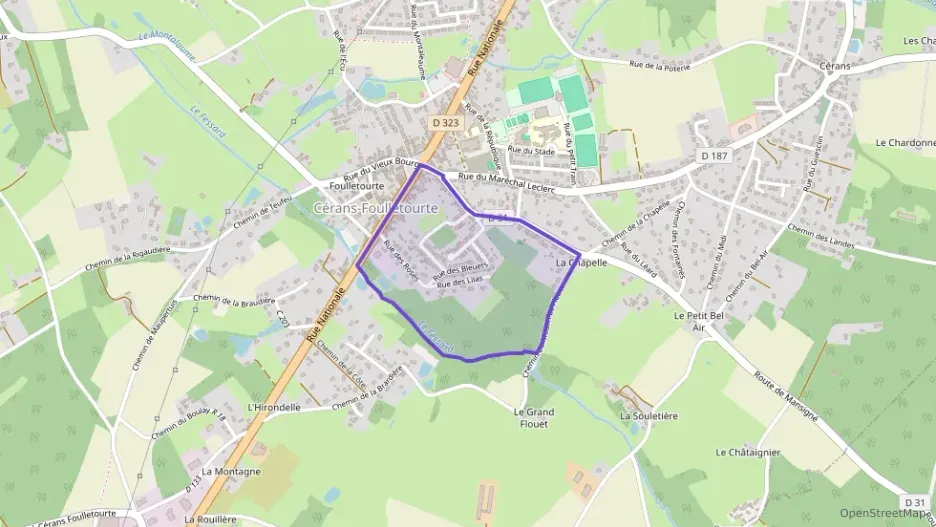 Maison 82 m² trois pièces à vendre à Cérans-Foulletourte