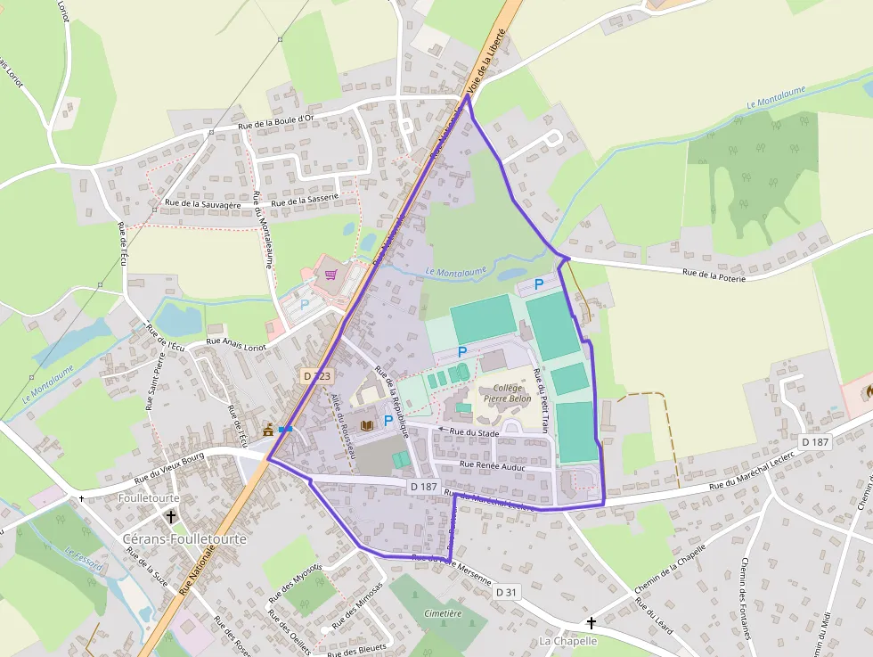 Maison 82 m² quatre pièces à vendre à Cérans-Foulletourte