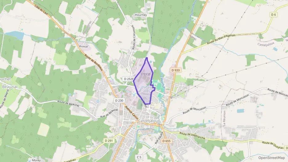Maison 70 m² trois pièces à vendre à Casteljaloux