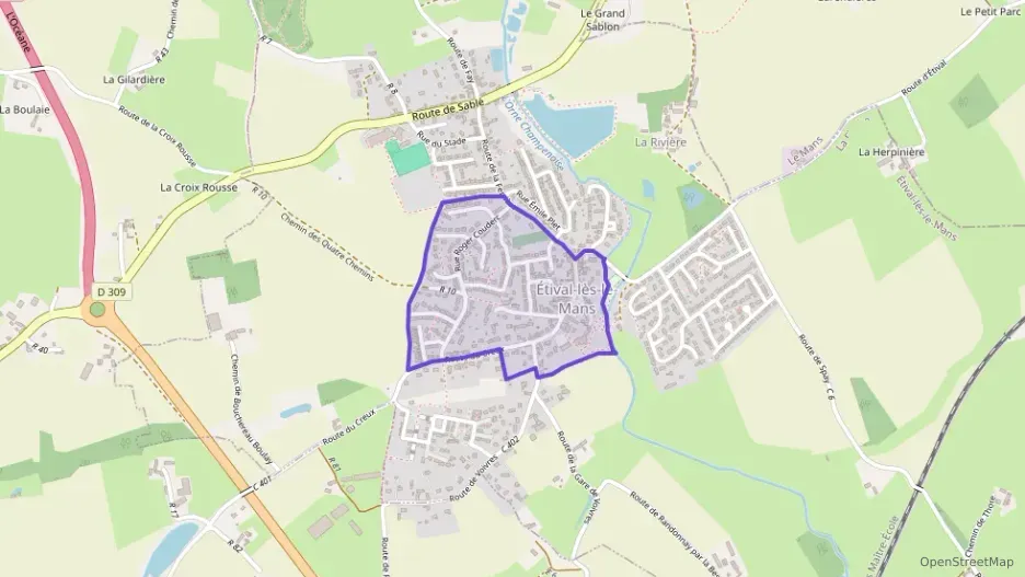 Maison 84 m² quatre pièces à vendre à Étival-lès-le-Mans