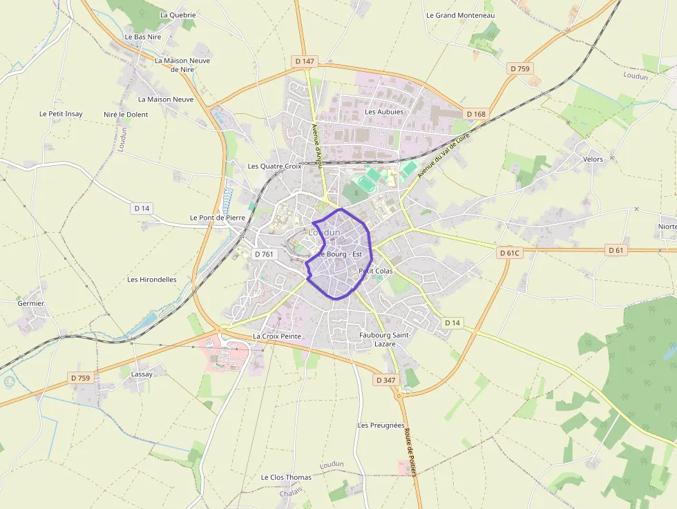 Maison 70 m² trois pièces à vendre à Loudun