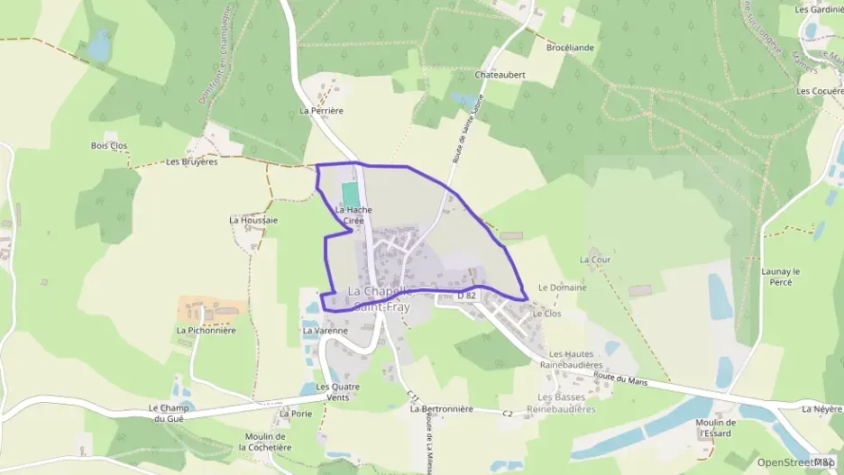 Maison 113 m² six pièces à vendre à La Chapelle-Saint-Fray Maison 113 m² six pièces à vendre à La Chapelle-Saint-Fray