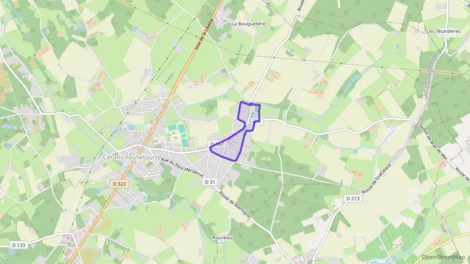 Maison 115 m² quatre pièces à vendre à Cérans-Foulletourte Maison 115 m² quatre pièces à vendre à Cérans-Foulletourte