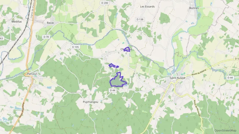 Maison 102 m² quatre pièces à vendre à Parcoul-Chenaud