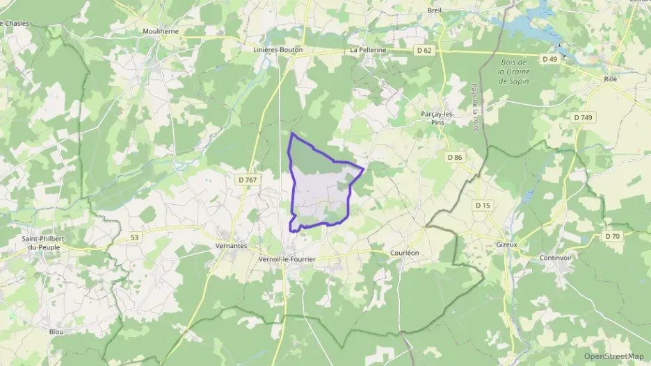 Maison 113 m² quatre pièces à vendre à Vernoil-le-Fourrier Maison 113 m² quatre pièces à vendre à Vernoil-le-Fourrier