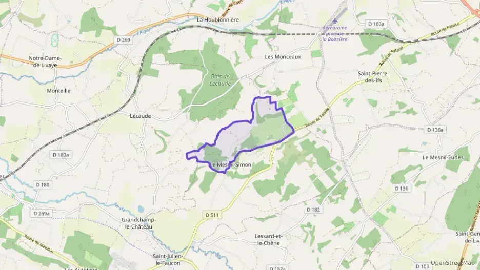 Maison 63 m² trois pièces à vendre à Le Mesnil-Simon Maison 63 m² trois pièces à vendre à Le Mesnil-Simon