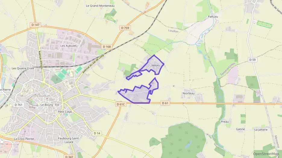 Maison 70 m² trois pièces à vendre à Loudun