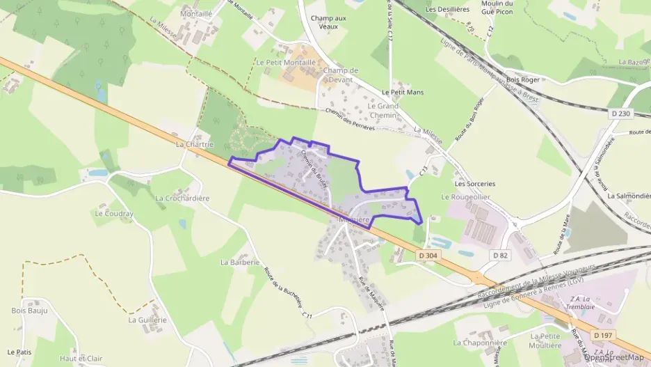 Maison 95 m² cinq pièces à vendre à Aigné Maison 95 m² cinq pièces à vendre à Aigné