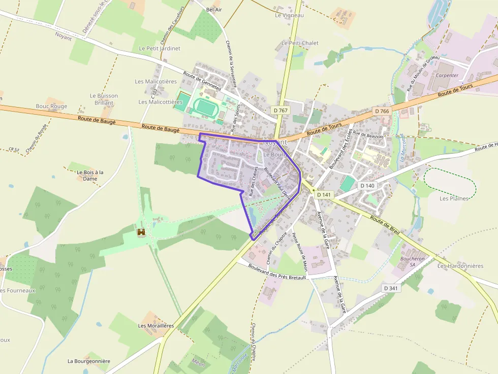 Maison 77 m² quatre pièces à vendre à Noyant-Villages