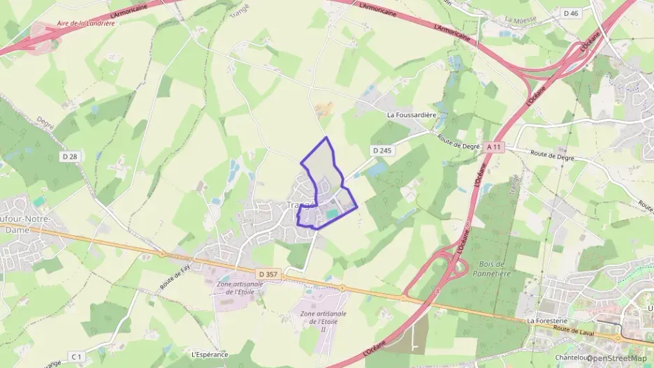 Maison 126 m² cinq pièces à vendre à Trangé