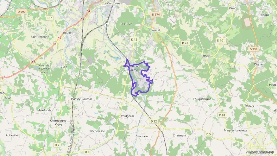 Maison 90 m² trois pièces à vendre à Mouthiers-sur-Boëme