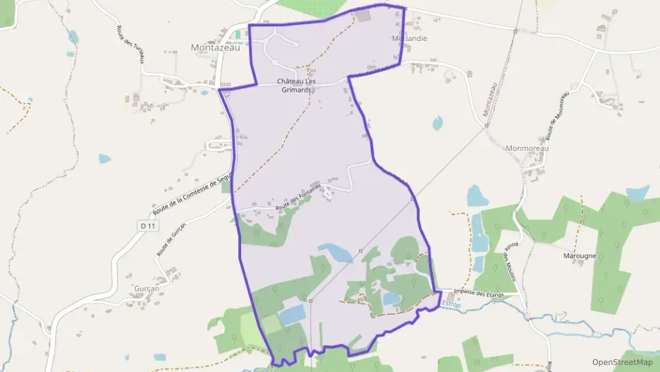 Maison 53 m² trois pièces à vendre à Montazeau