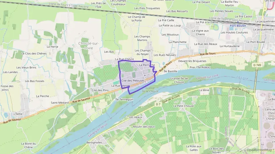 Maison 120 m² quatre pièces à vendre à Chouzé-sur-Loire