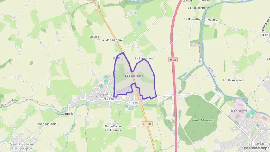 Maison 70 m² trois pièces à vendre à Saint-Jean-d`Assé