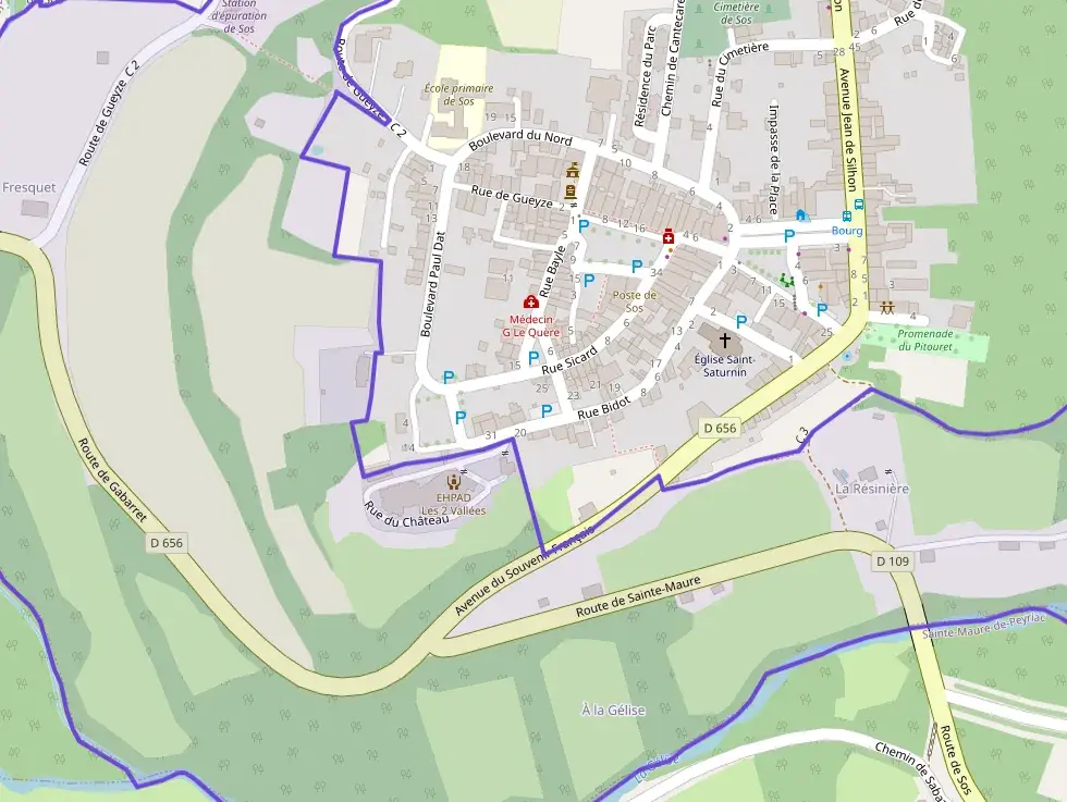 Maison 103 m² quatre pièces à vendre à Sos