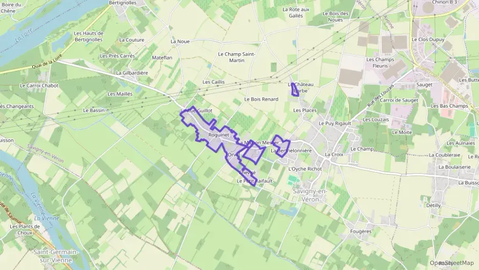 Maison 90 m² quatre pièces à vendre à Savigny-en-Véron