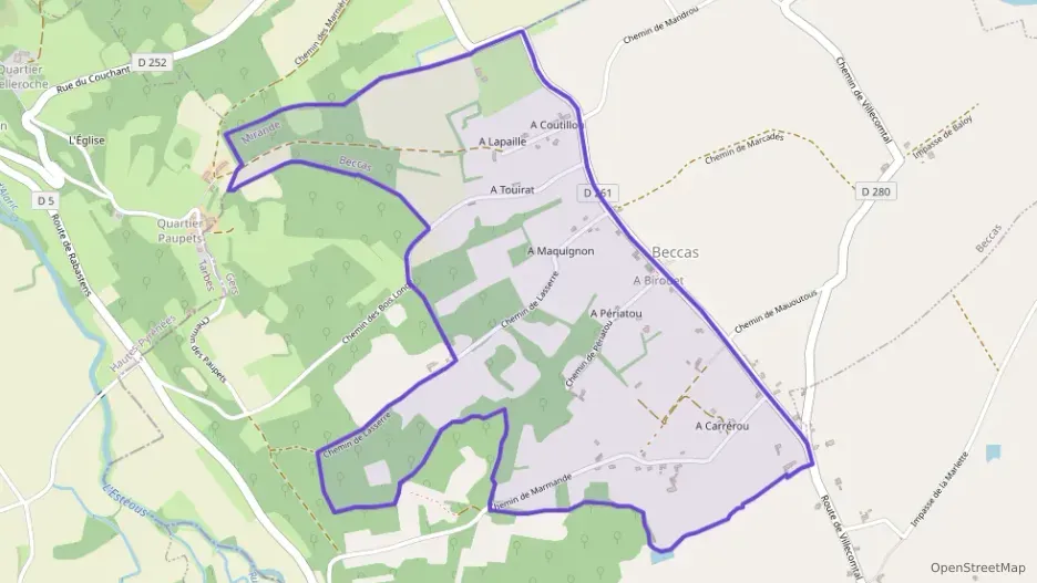 Maison 59 m² trois pièces à vendre à Beccas Maison 59 m² trois pièces à vendre à Beccas