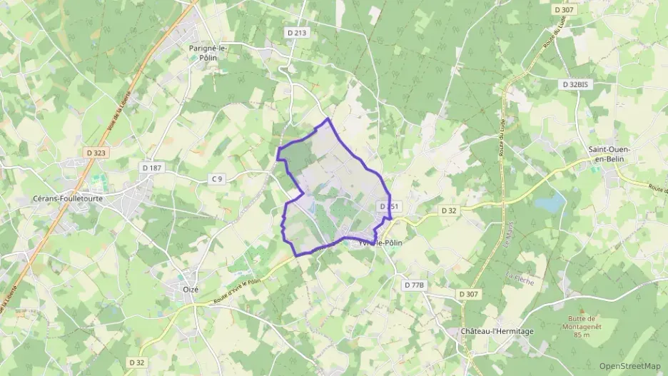 Maison 126 m² sept pièces à vendre à Yvré-le-Pôlin