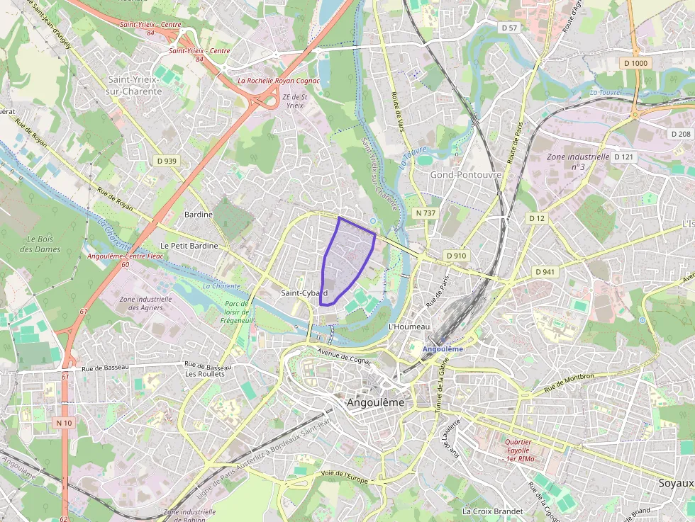 Maison 76 m² trois pièces à vendre à Angoulême