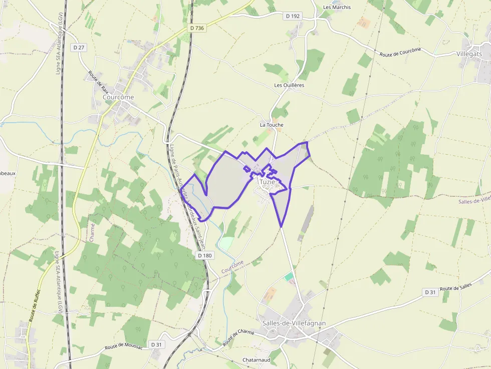 Maison 90 m² quatre pièces à vendre à Courcôme