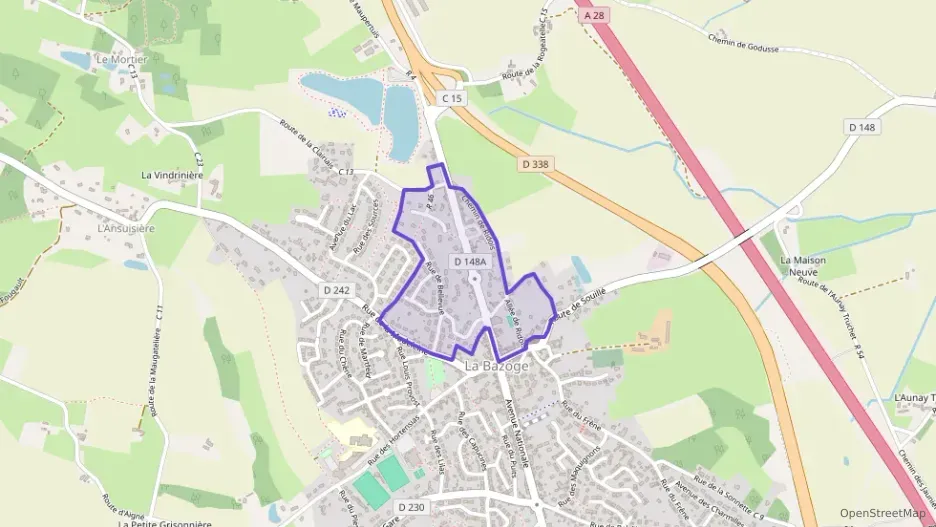 Maison 69 m² trois pièces à vendre à La Bazoge