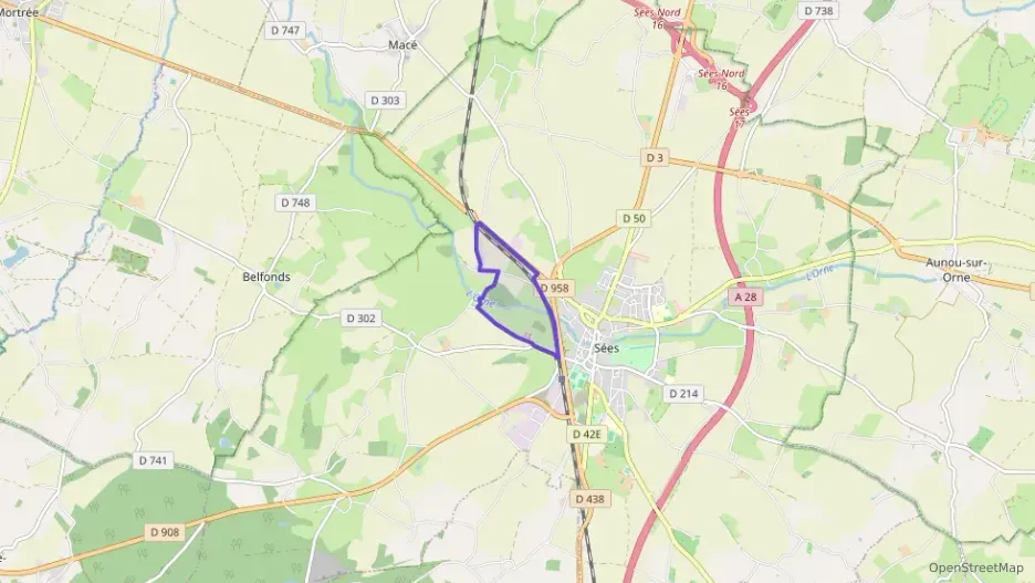 Maison 93 m² quatre pièces à vendre à Sées Maison 93 m² quatre pièces à vendre à Sées