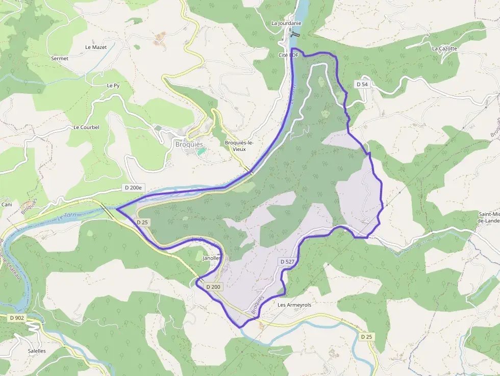 Maison 70 m² quatre pièces à vendre à Broquiès