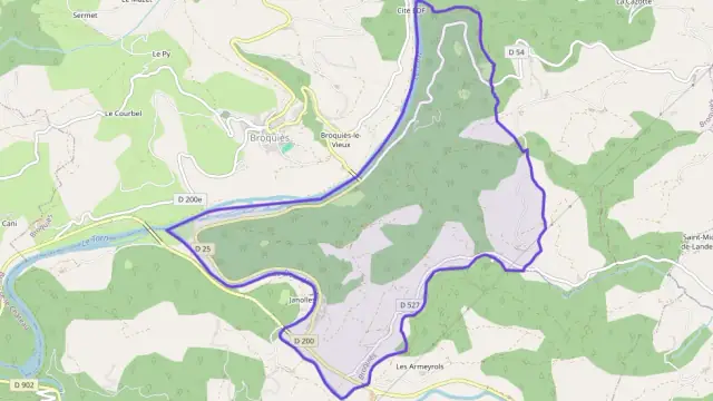 Maison 70 m² quatre pièces à vendre à Broquiès