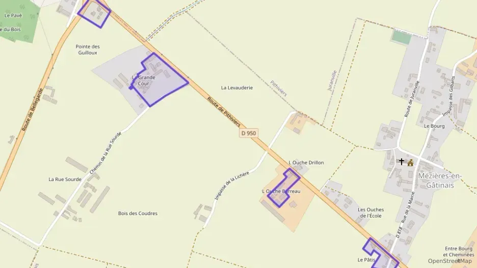 Maison 94 m² trois pièces à vendre à Mézières-en-Gâtinais Maison 94 m² trois pièces à vendre à Mézières-en-Gâtinais