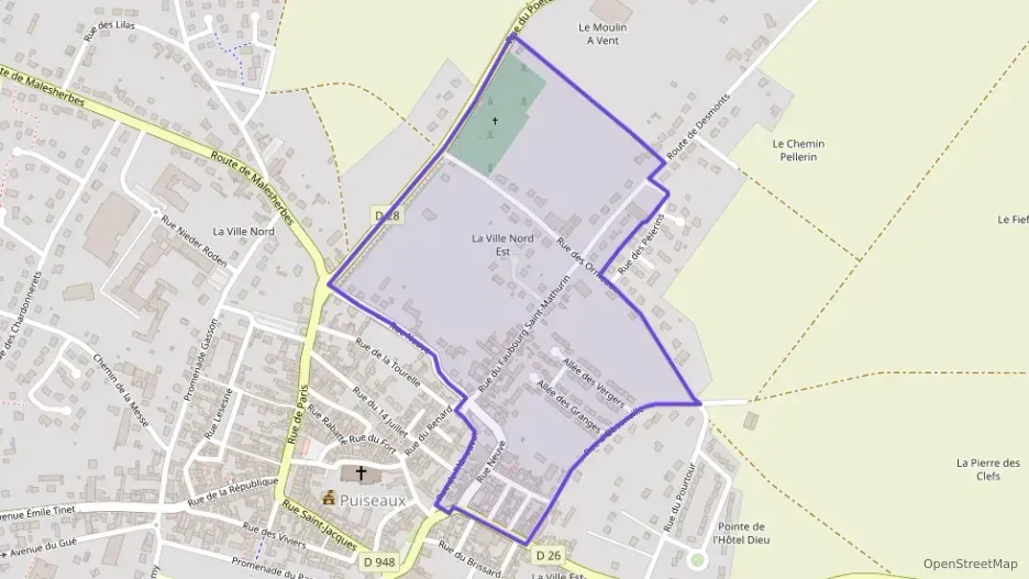 Maison 91 m² quatre pièces à vendre à Puiseaux