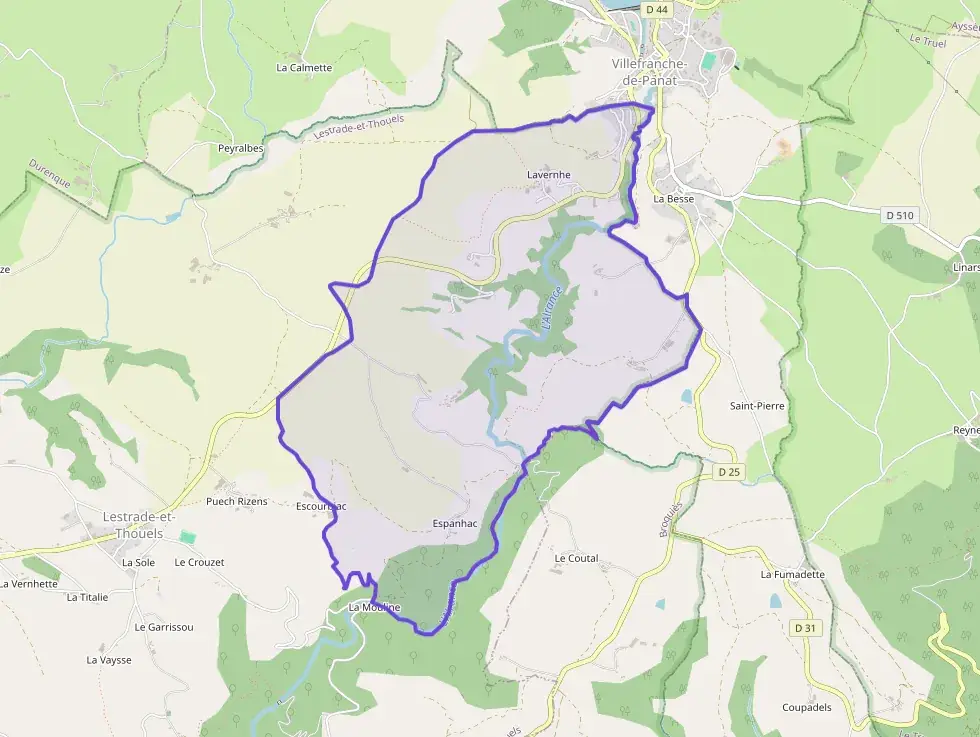 Maison 90 m² quatre pièces à vendre à Lestrade-et-Thouels