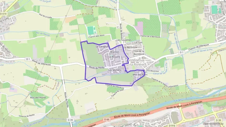 Maison 84 m² trois pièces à vendre à Villeneuve-la-Rivière Maison 84 m² trois pièces à vendre à Villeneuve-la-Rivière