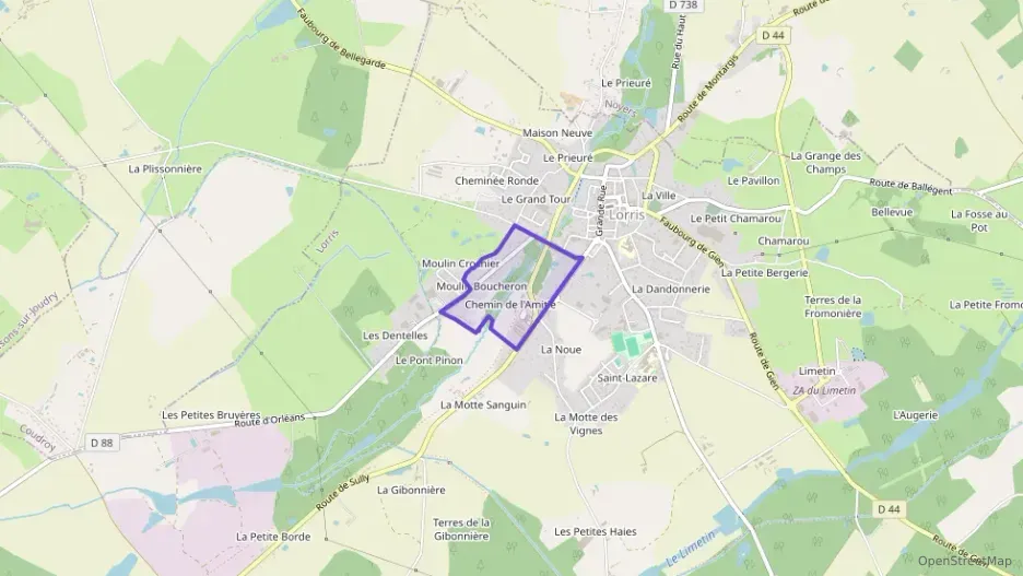 Maison 63 m² trois pièces à vendre à Lorris