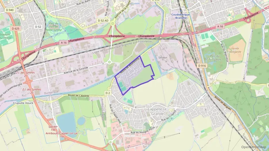 Maison 64 m² quatre pièces à vendre à Cappelle-la-Grande