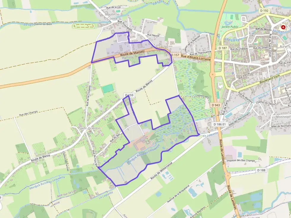 Maison 90 m² quatre pièces à vendre à Aire-sur-la-Lys