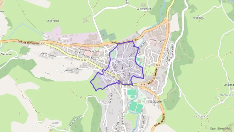 Maison 66 m² quatre pièces à vendre à Riom-ès-Montagnes