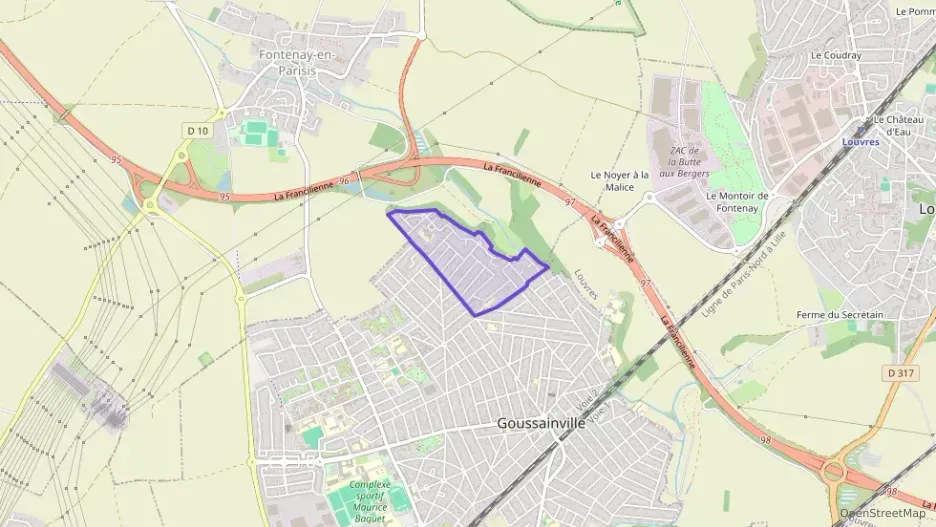 Maison 111 m² six pièces à vendre à Goussainville