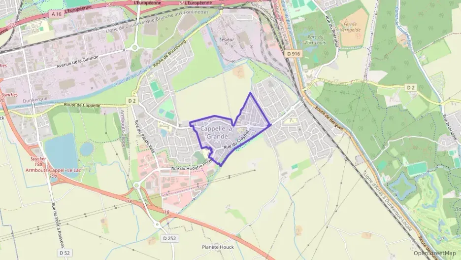 Maison 80 m² quatre pièces à vendre à Cappelle-la-Grande