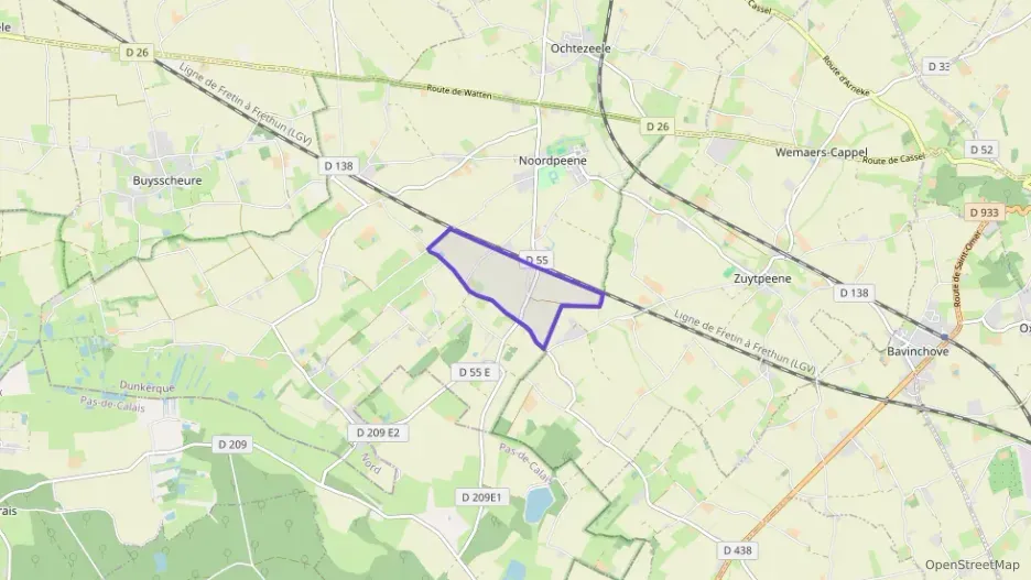 Maison 70 m² six pièces à vendre à Noordpeene