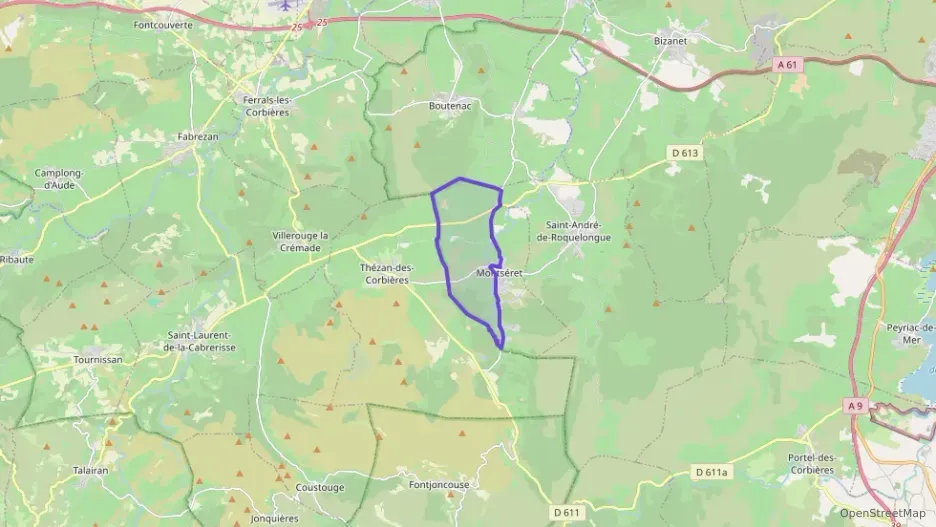 Maison 70 m² trois pièces à vendre à Montséret Maison 70 m² trois pièces à vendre à Montséret