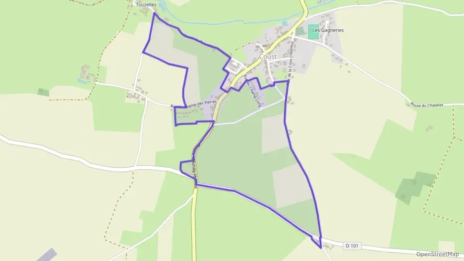 Maison 88 m² quatre pièces à vendre à Coust