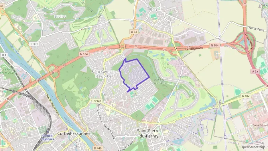 Maison 94 m² six pièces à vendre à Saint-Germain-lès-Corbeil