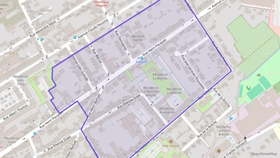 Maison 55 m² trois pièces à vendre à Creil