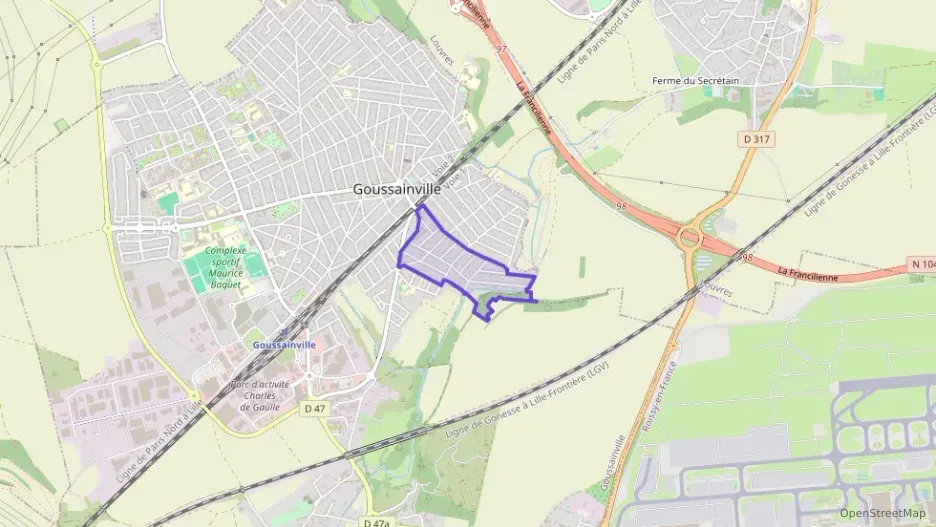 Maison 66 m² trois pièces à vendre à Goussainville