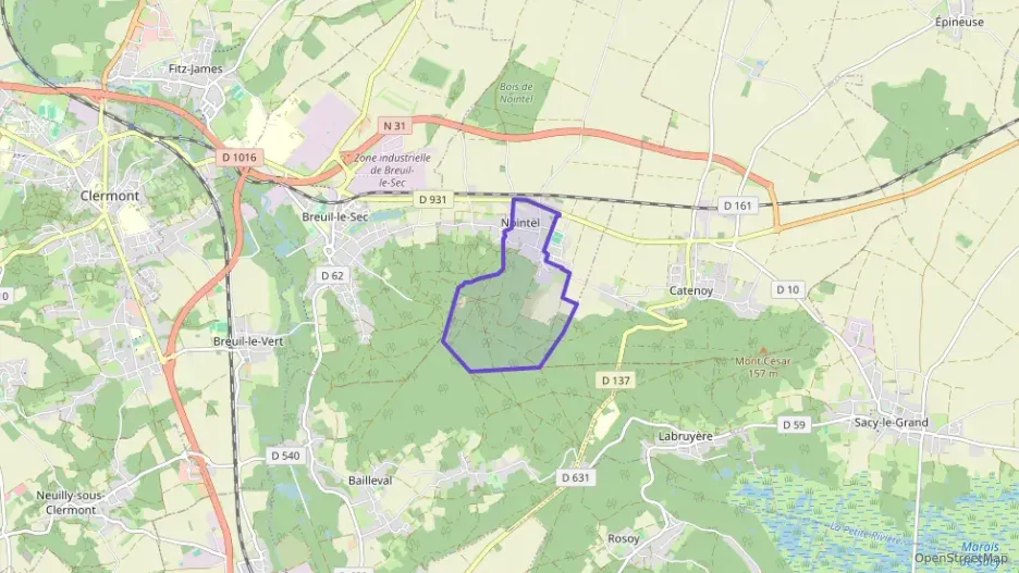 Maison 102 m² cinq pièces à vendre à Nointel