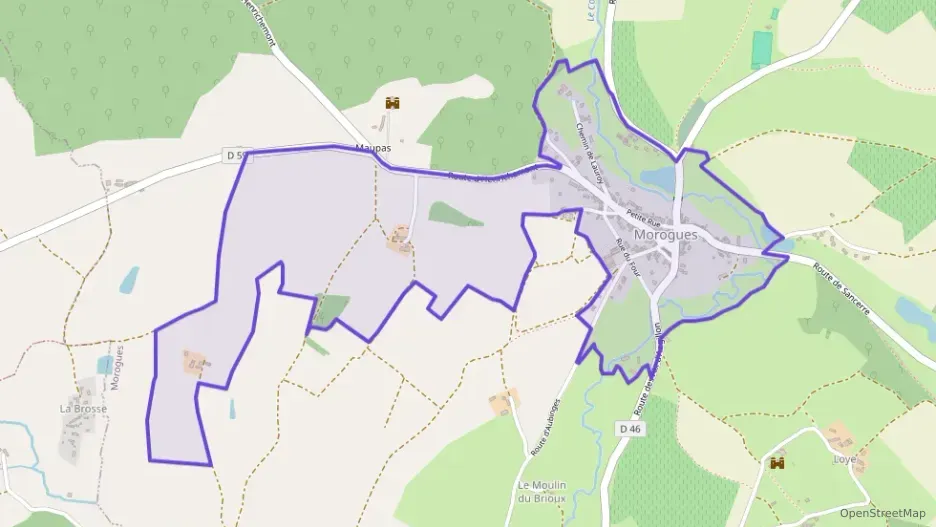 Maison 59 m² quatre pièces à vendre à Morogues