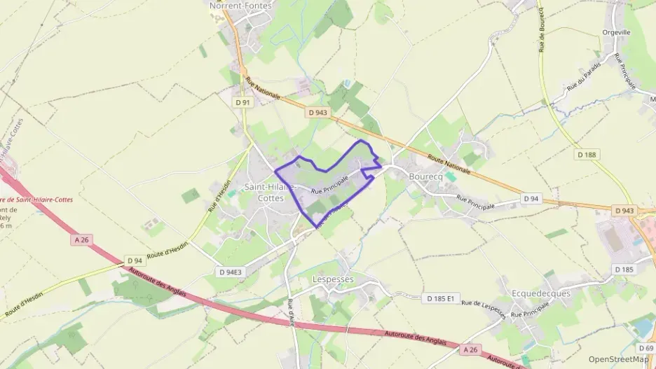 Maison 94 m² quatre pièces à vendre à Saint-Hilaire-Cottes
