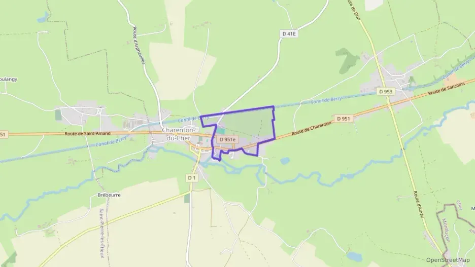 Maison 104 m² quatre pièces à vendre à Charenton-du-Cher