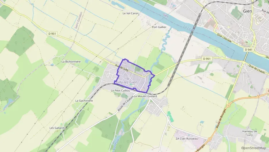 Maison 85 m² six pièces à vendre à Poilly-lez-Gien
