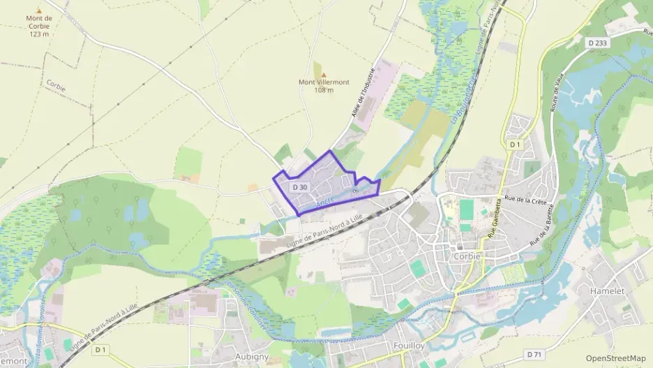 Maison 87 m² trois pièces à vendre à Corbie